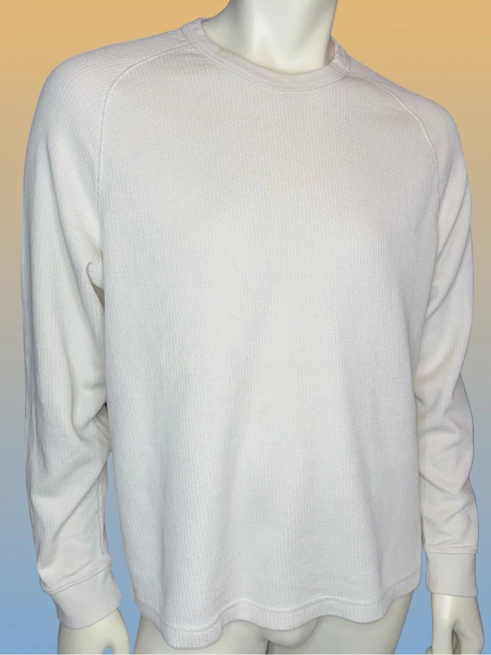 Madewell Thermal Long-Sleeve Tee 100% Cotton